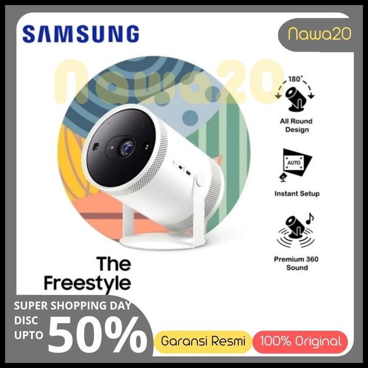 Best Seller Samsung The Freestyle Sp-Lsp3Blaxxd Lifestyle Projektor Smart