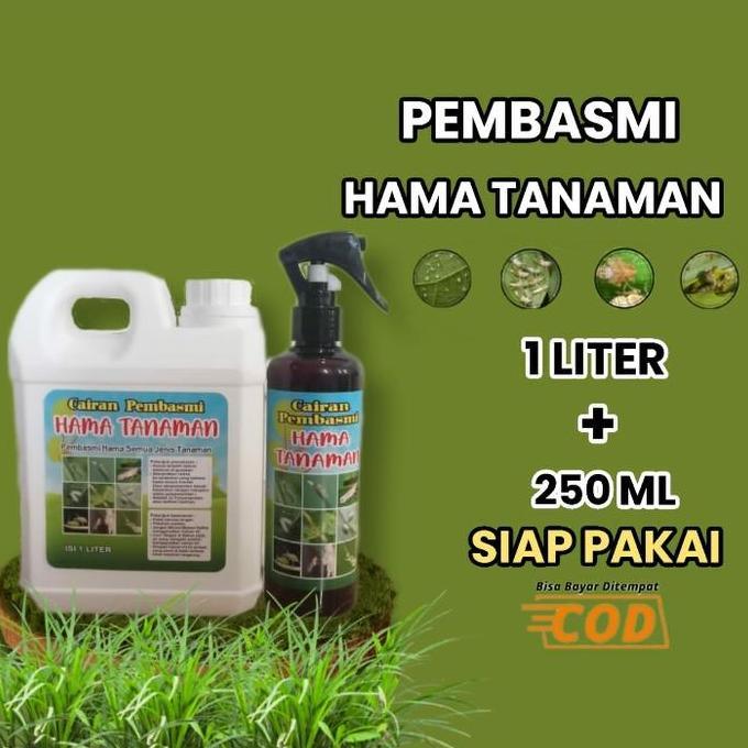 SANTIKA.GROSIR - SIAP PAKAI CAIRAN PEMBASMI HAMA TANAMAN/PEMBASMI KUTU KEBUL,WALANG SANGIT,TUNGAU,UL