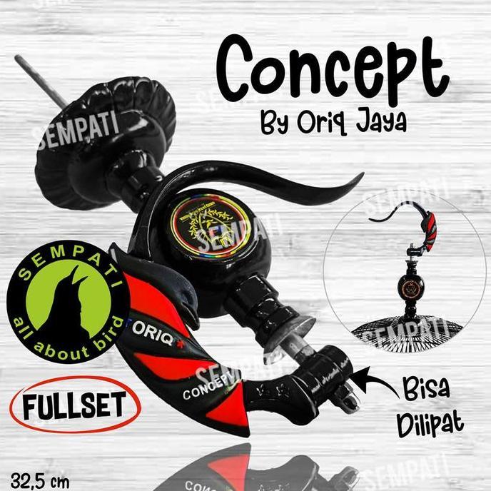 Gantungan Sangkar Kandang Burung Concept Sporty Oriq Jaya Fullset Pion Batik Cantolan Gantungan Sang