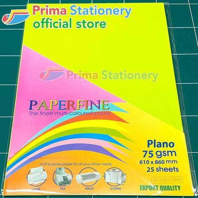 Kertas HVS Warna Paperfine Plano Warna CYber