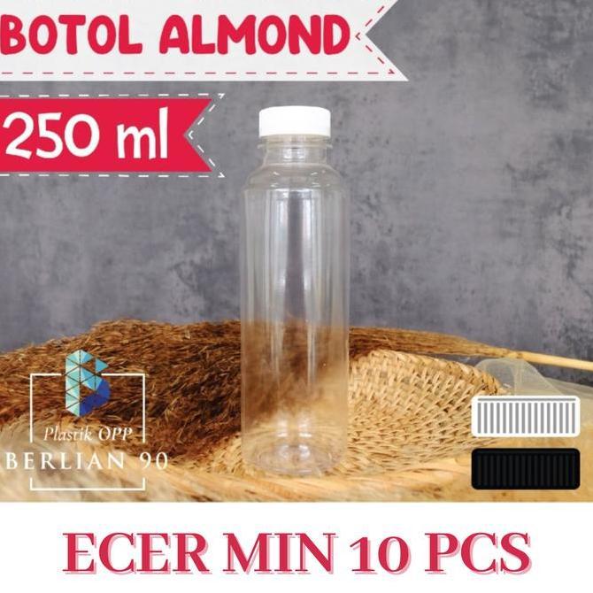 Baru- ( Isi 30 ) Botol Almond 250Ml / Botol Kopi  250Ml / Botol Jus Jelly 250Ml