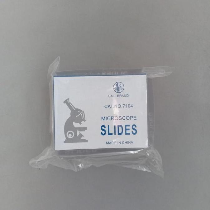 /////] Sail brand object glass double concave isi 50 7104 kaca preparat
