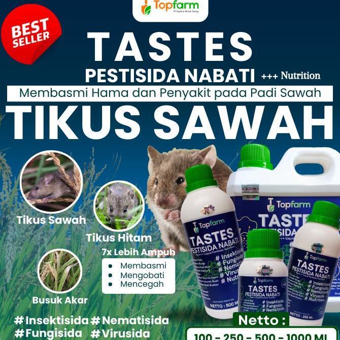 SANTIKA.GROSIR - OBAT HAMA TIKUS / OBAT SEMPROT TIKUS SAWAH / PESTISIDA TANAMAN PADI / OBAT PEMBASMI