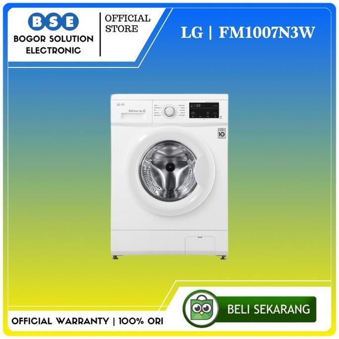 Mesin Cuci Front Loading 7Kg LG FM1007N3W Inverter LG Mesin Cuci 7 Kg