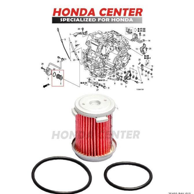 Filter saringan oli matic cvt honda Mobilio jazz gk5 city gm hatchback