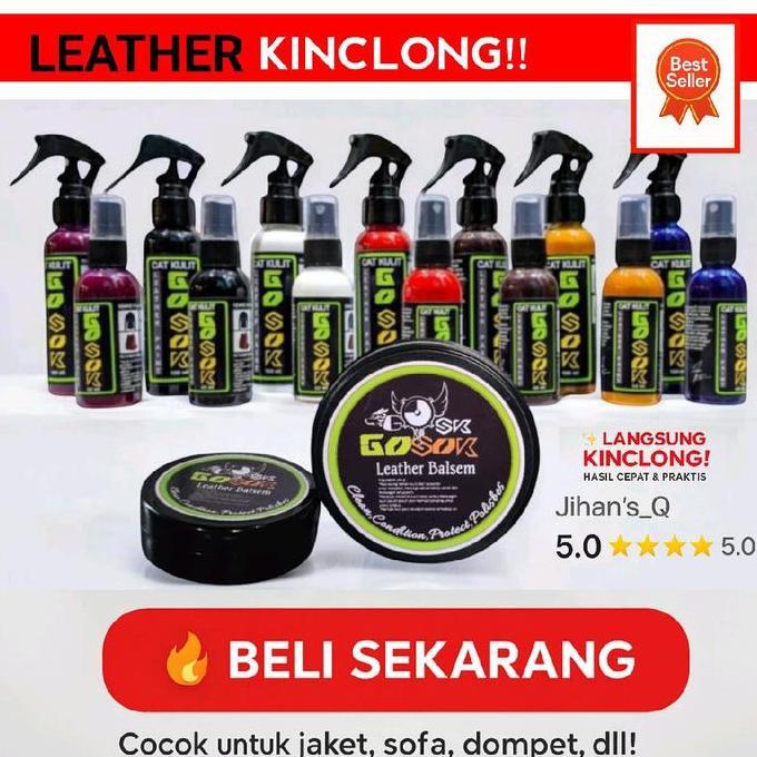DB199 - Cat Kulit Sepatu Repaint Cat jaket kulit tas canvas Gosok Leather Paint Acrylic Rubber Cat M
