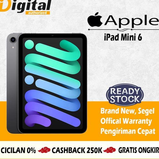 Apple iPad Mini 6 2021 64GB 256GB WIFI Pink Gray Purple Starlight (TERBAIK) (TERBARU) (TERMURAH)