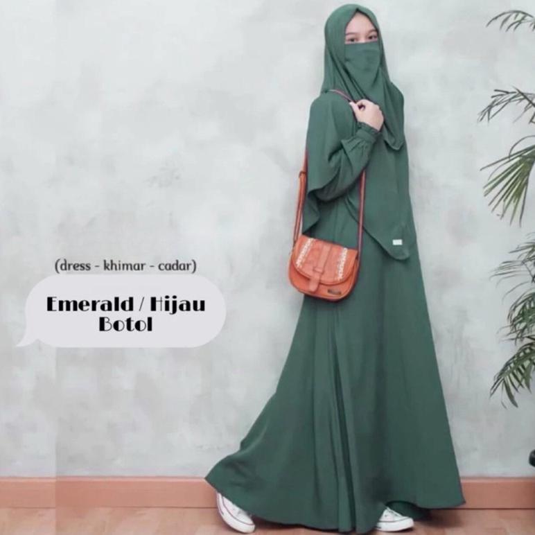 HOT Araya Set ( Gamis + Hijab + Cadar )/EPIC/Gagil/Ninos