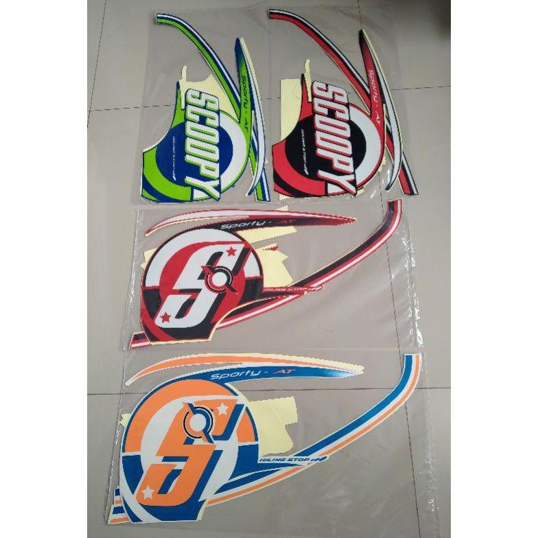 Striping stiker lis les body motor scoopy sporty 2015