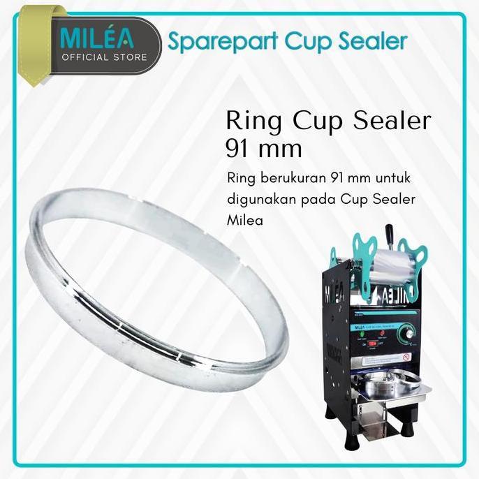 wasidijr- Sparepart Ring cup sealer 16oz adaptor penyegel gelas manual jumbo 9cm Diskon