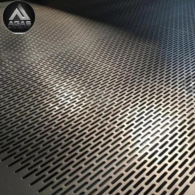 Plat Lubang Besi Perforated Kapsul 5x30mm
