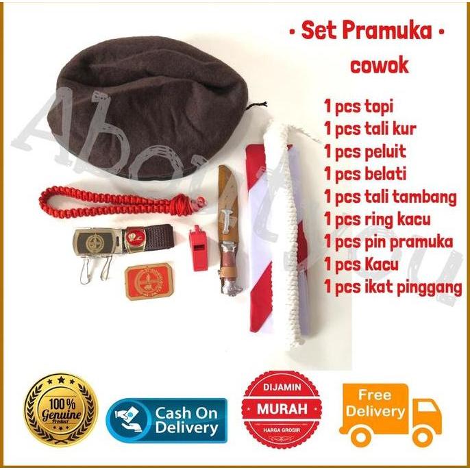 Bitperbit- Set Pramuka Lengkap Peralatan Pramuka Lengkap Sd Smp Pramuka Set
