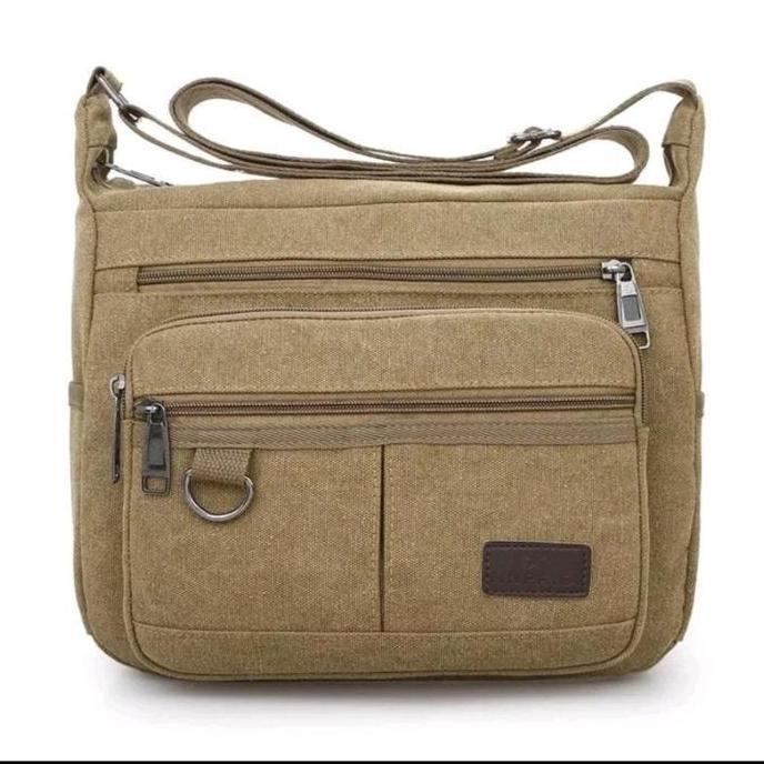 tas selempang unisex untuk alat pancing tas peralatan pancing JS