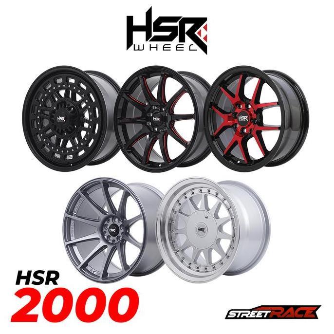 FYP VELG MOBIL RING 14 HINGGA RING 22 HSR WHEEL-HSR2000 *