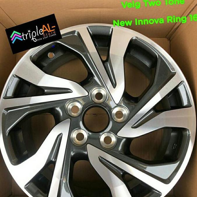 '' VELG VELEK TWO TONE INNOVA REBORN RING 16 ORIGINAL TOYOTA //