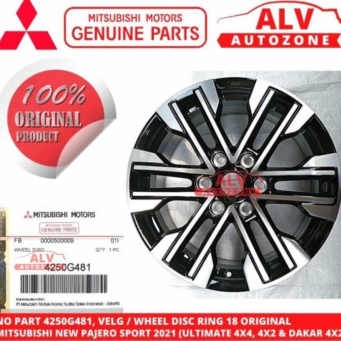 '' VELG PELEK VELEG RING 18 ORIGINAL NEW PAJERO SPORT 2021 4250G481 *