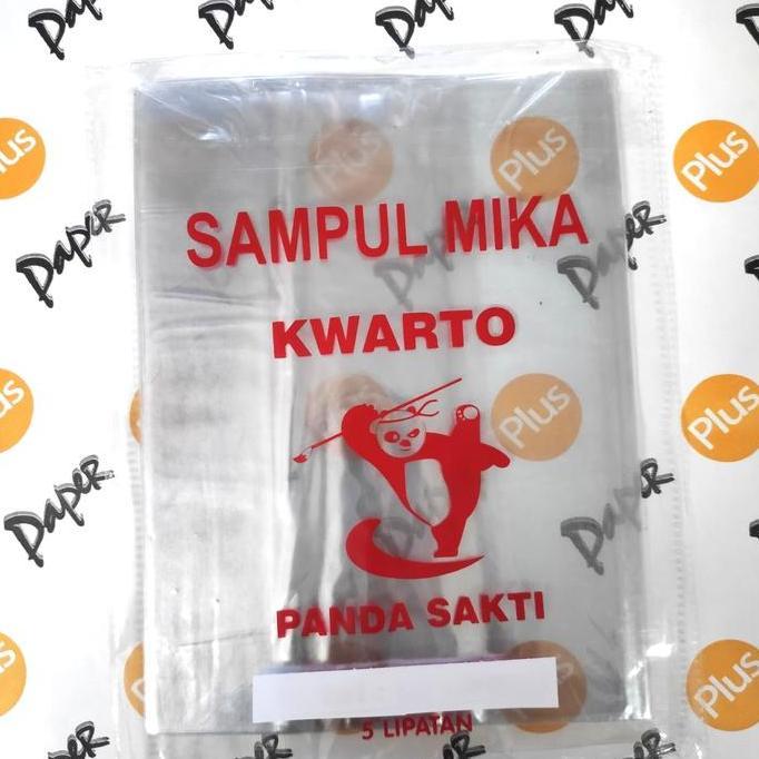 New- Sampul Buku Plastik Mika Quarto / Buku Kecil