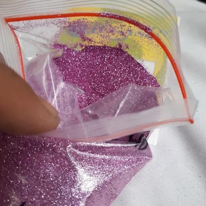 Nail- Legasol Bubuk Gliter Pink 610 Untuk Kerajinan Tangan, Dekorasi, Sablon & Perhiasan Netto 100G 