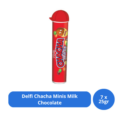 Delfi Chacha Minis Milk Chocolate 25 gr x 7