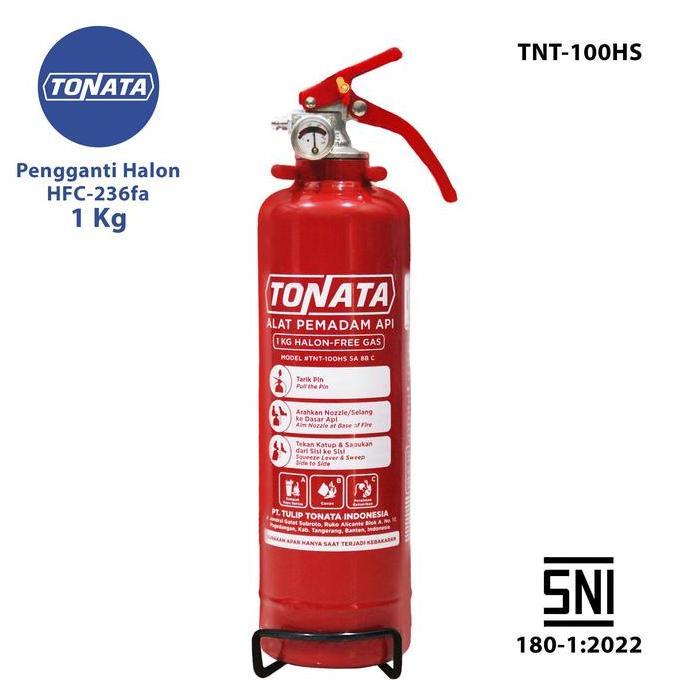 Alat Pemadam Api Tonata SNI / APAR Clean Agent HCFC/HFC 1 kg