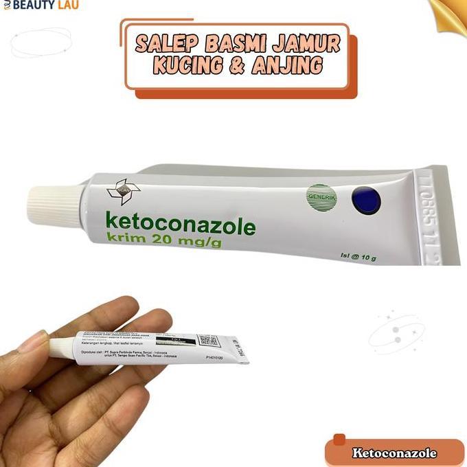 Obat Jamur Kucing Anjing Salep Ketokonazole Cream Krim Best Quality