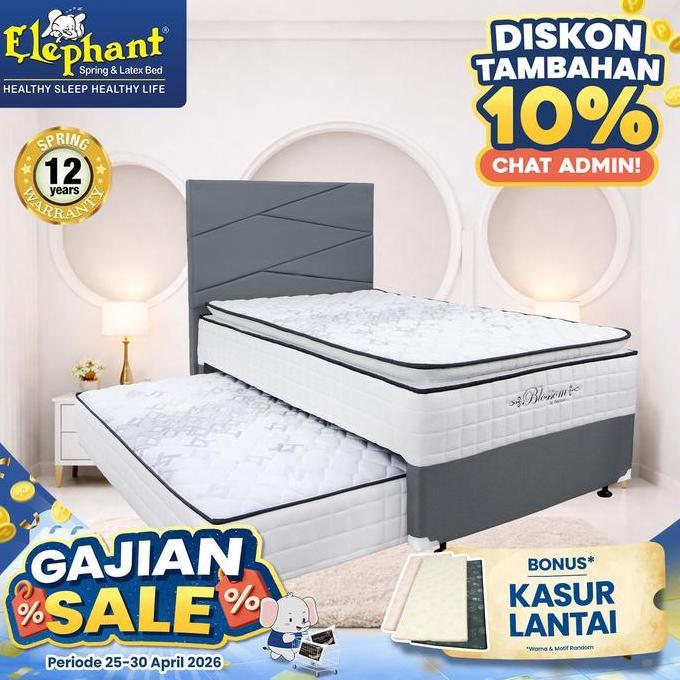Kasur Springbed 2 In 1 Blossom Elephant