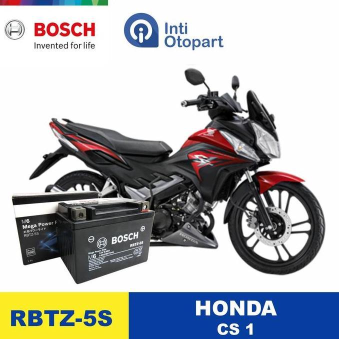 ACCU AKI MOTOR HONDA CS 1 ORIGINAL BOSCH BEST SELLER