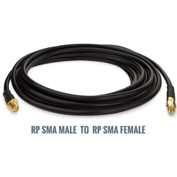 TERMURAH - Kabel Pigtail Extention RP-SMA MALE to RP-SMA FEMALE RG 58