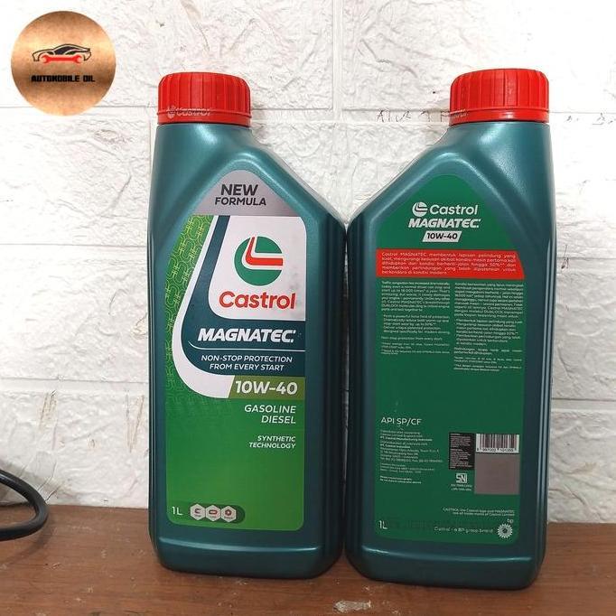 Oil- New- Oli Mesin Mobil Castrol Magnatec 10W-40 Liter-Kemasan Isi 1 Liter