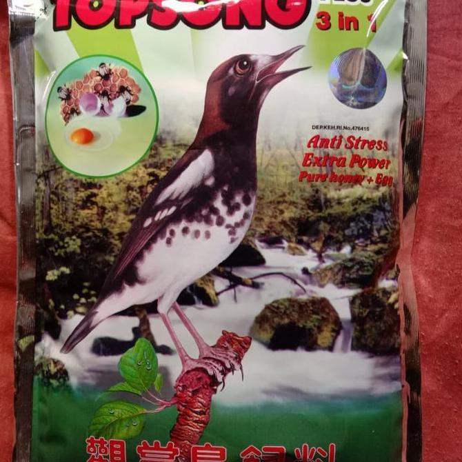 Topsong Pakan Makanan Burung Berkicau Topsong Coklat Topsong Kuning