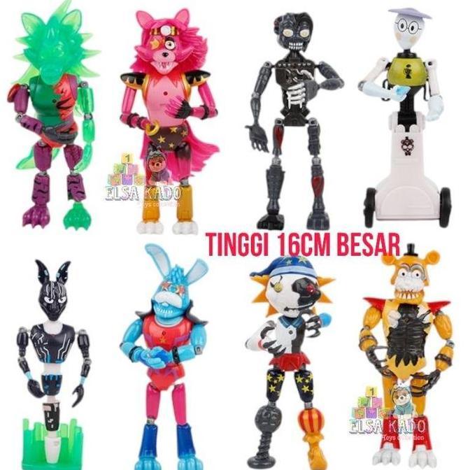 mainan fnaf figure five nights at freddy security breach