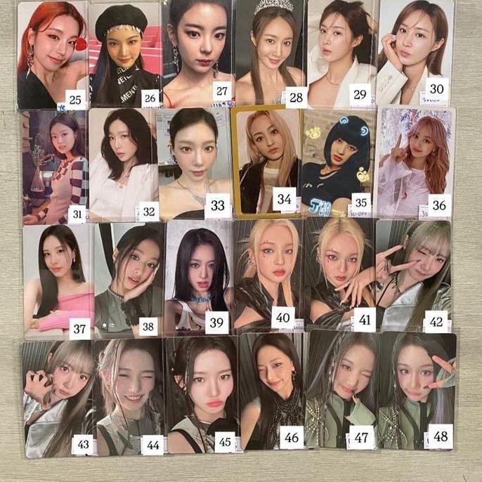Ready Ready stock photocard baby monster,twice,itzy,ive,stayc,snsd,boa official