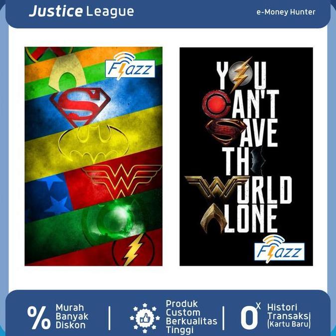 Ready JUSTICE LEAGUE Flazz BCA Gen 2 Original Custom Limited Edition NFC