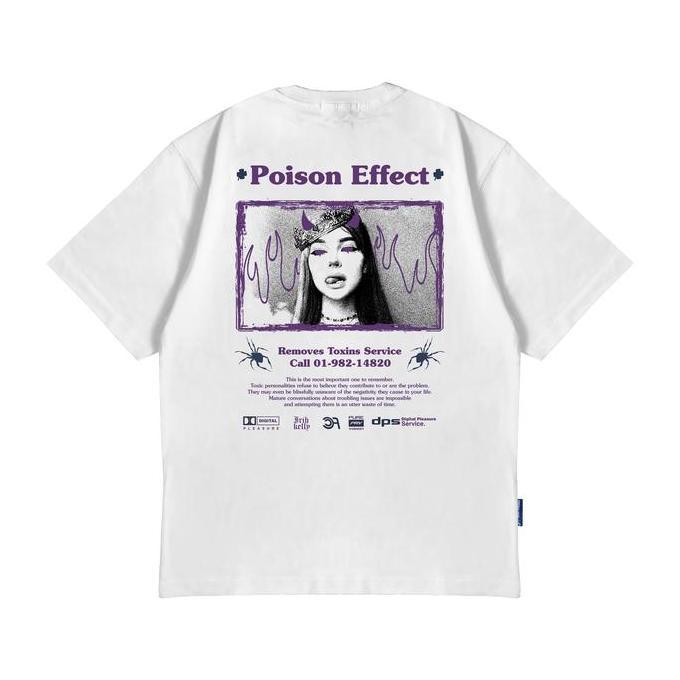Irish Kelly Poison Effect Basic Tshirt White kaos