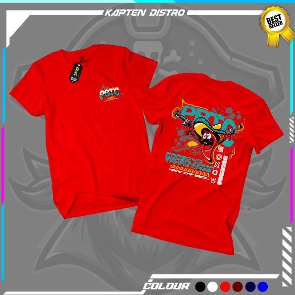 Kaos PBTC V3 Cap Bedil Premium - Baju Trans Cabe Baju Distro Original - Kaos Truck Driver Trans Cabe