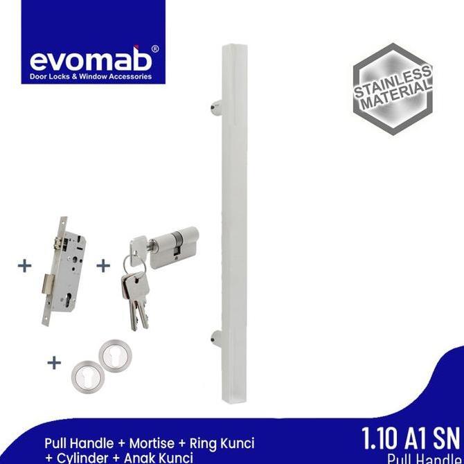 Evomab Pull Handle Pintu Stainless Minimalis 1.10
