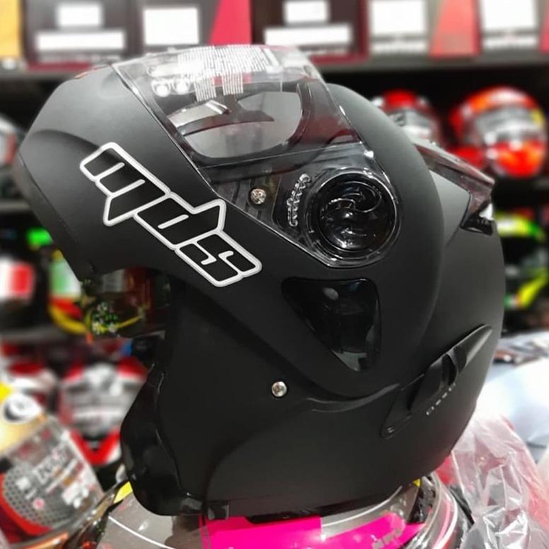 HELM MDS PRORIDER BLACK DOFF HELM TOURING MDS PRO RIDER HITAM DOFF HELM MODULAR DOUBLE VISOR MDS ORI