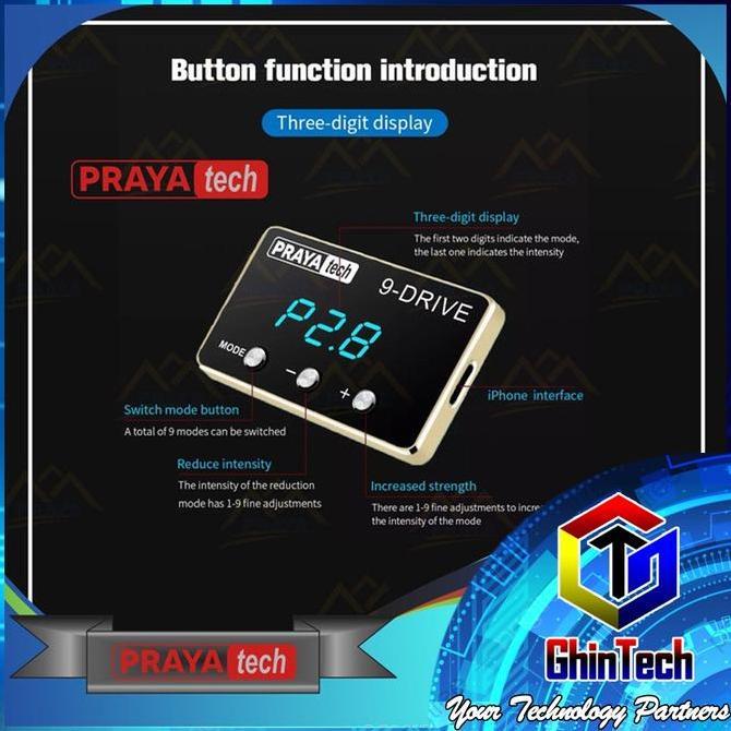 9 DRIVE THROTTLE CONTROLLER PIGGYBACK WULING 808 CONTROL REMAP ECU CONFERO