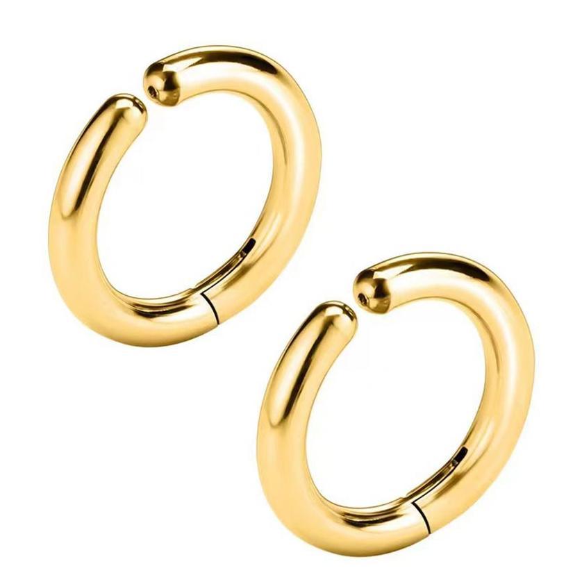 Anting Jepit Tanpa Tindik Anting Klip Anting Fake Anting Palsu Pria Wanita Titanium Anti Karat 1Pc