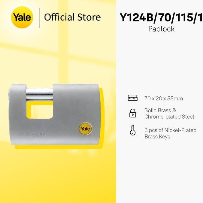 YALE GEMBOK 124B/70/115/1 70MM