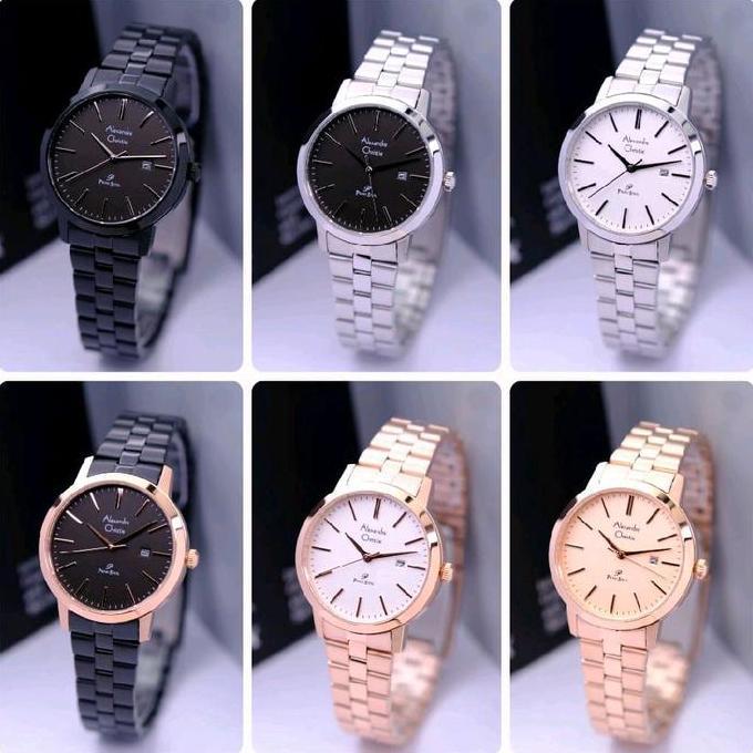 jam tangan wanita alexandre christie ac1007 / ac 1007 original - analog-rantai-primo HT