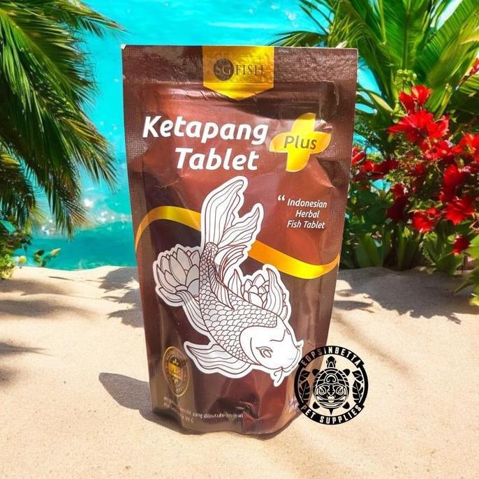 Fishup- Sg Fish Ketapang Tablet Dan Mineral Tablet Plus Vitamin C Obat Kondisioner Air Ikan