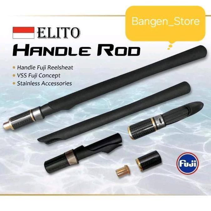 Veii- New- 1Set Busa Eva+Reel Seat Handle Rod/Gagang Joran Pancing Fuji Elito