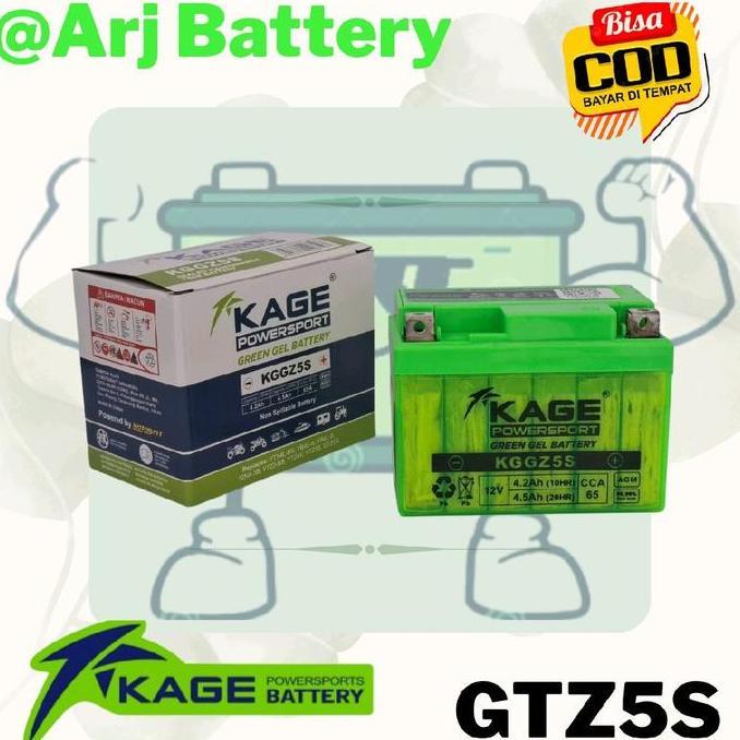 Aki Motor Beat Fi Vario 110 Scoppy Blade Supra X 125 Revo Fit. Aki Kering Full Gel Mrk Kage Produksi