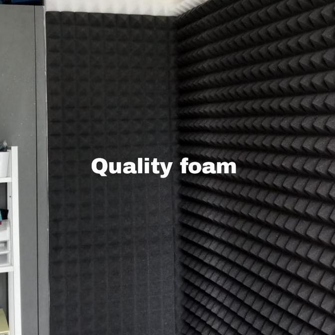Acoustic foam peredam suara ruangan PIRAMID 20050cm ketebalan 6cm