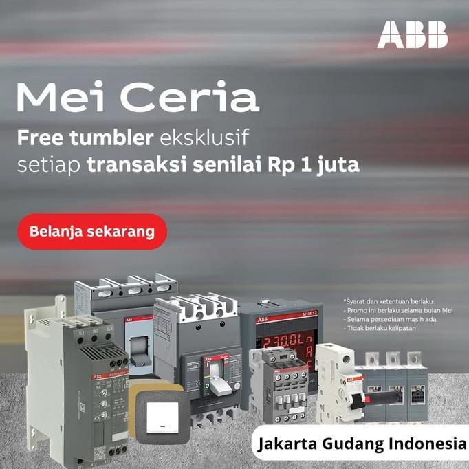 ABB CONTACTOR 3P 12A 1NC AF12-30-01-12 48-130VAC/DC (TERBAIK) (TERBARU) (TERMURAH)