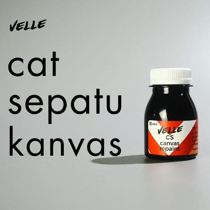 Cat Sepatu Kanvas Permanen Anti Luntur & Anti Tembus Cat Ulang Sepatu & Topi | Velle CS