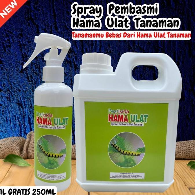 Dreamlict- Pestisida Spray Pembasmi Hama Ulat Tanaman | Ulat Bulu | 1 Liter+50Ml
