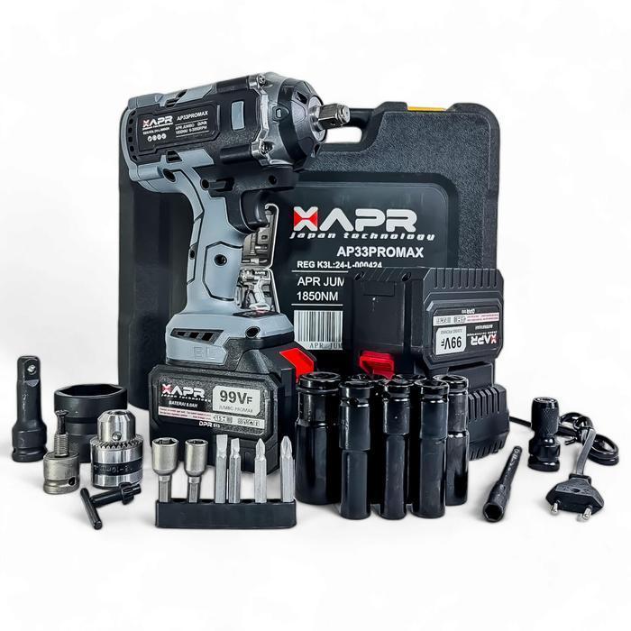 Impact Wrench Jumbo APR JAPAN Bor Pembuka Baut 1850NM AP33 PROMAX