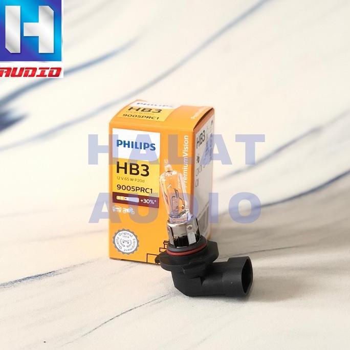 Bola Lampu Halogen Standard Original Philips HB3 65W Premium Vision